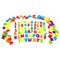 Boley: Magnetic Capital Letters & Numbers - 120pc Playset - Assorted Bright & Bold Magnet Colors, Travel Tube, ABC & Math Educational Toy, Kids Age 3+